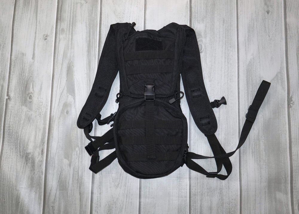 Tactical Molle Hydration Pack Backpack Water Bladder Included - Excellent Cond